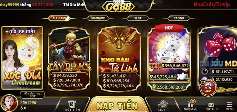 Các sản phẩm game được chọn lọc ở cấp độ Vg99 - Vg99