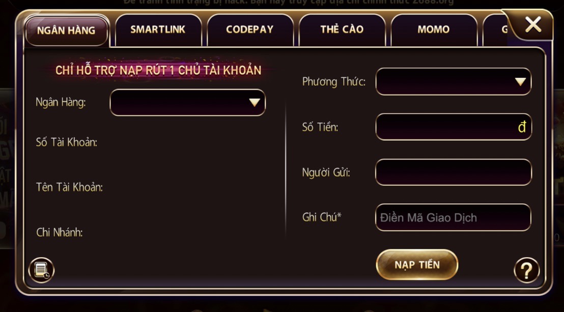 Thống kê Banca trên trang web game Banca - Banca