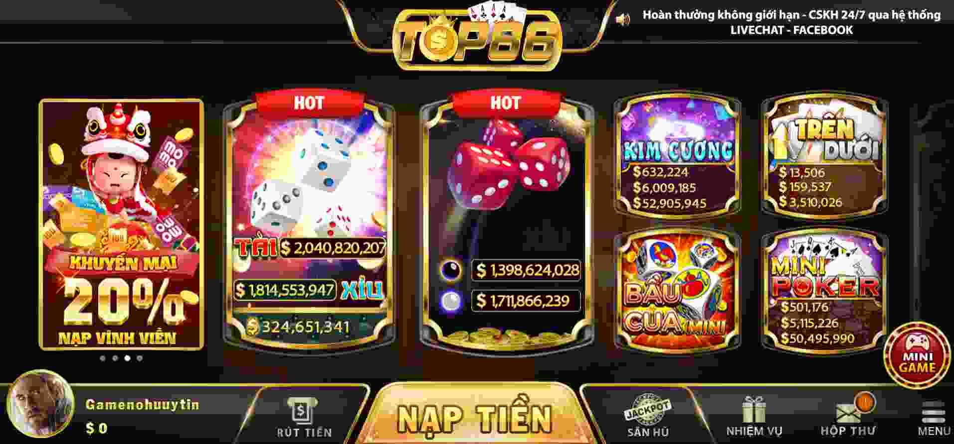 Đánh giá trang web trò chơi xuất sắc cấp độ Hi88 - Hi88